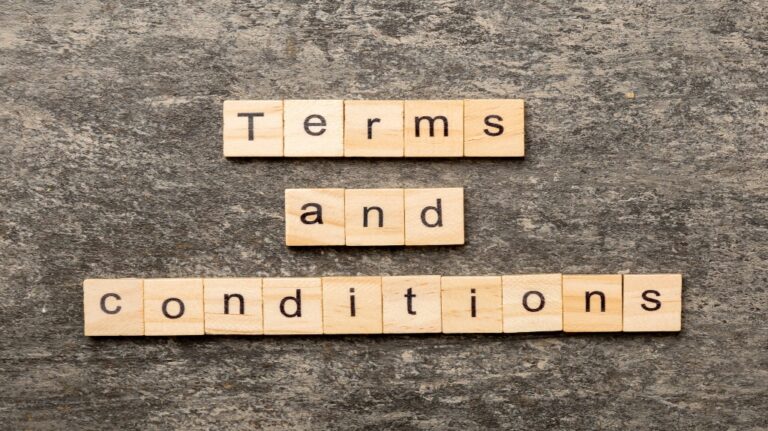 terms and conditions